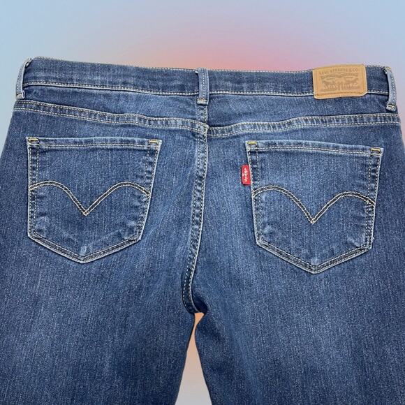 LEVI’s 710 Girl’s 16 REGULAR SUPER SKINNY Blue Jeans - Picture 3 of 4